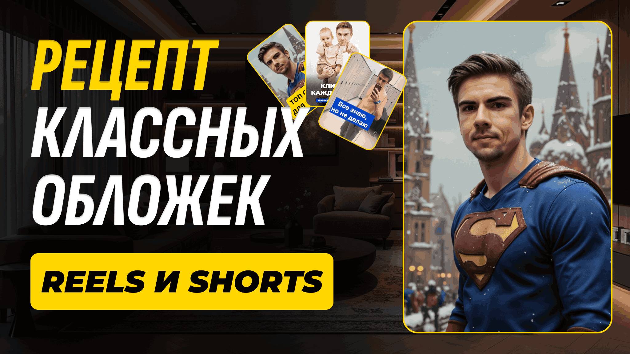 Как я делаю ОБЛОЖКИ ДЛЯ REELS И SHORTS. Без знания дизайна и фотошопа!