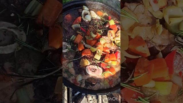 Готовим Оссобуко по-итальянски в казане. Просто пушка.