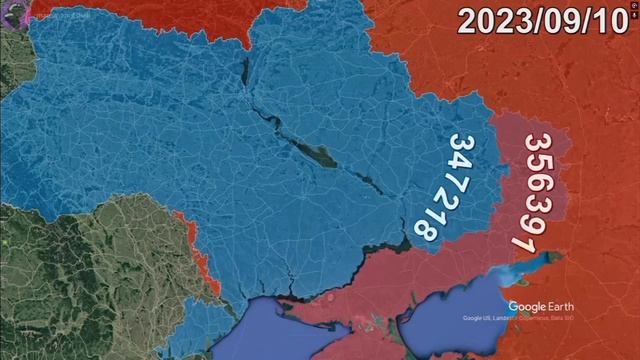 война на Украине на карте 2022-2025год