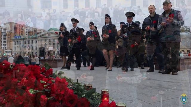 Тамбовские полицейские присоединились к акции «Свеча памяти», приуроченной ко Дню памяти и скорби