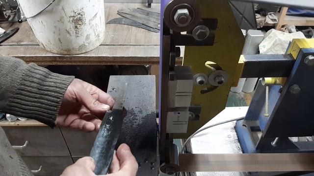 Ковка якутского ножа из стали Х12МФ
