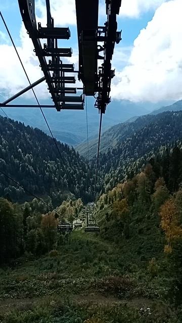 Канатках на Розе Хутор