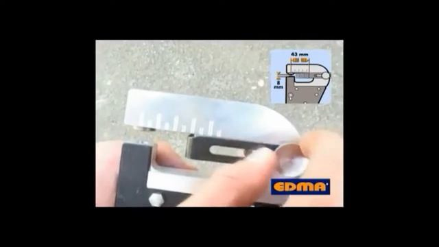 Просекатель круглых отверстий EDMA