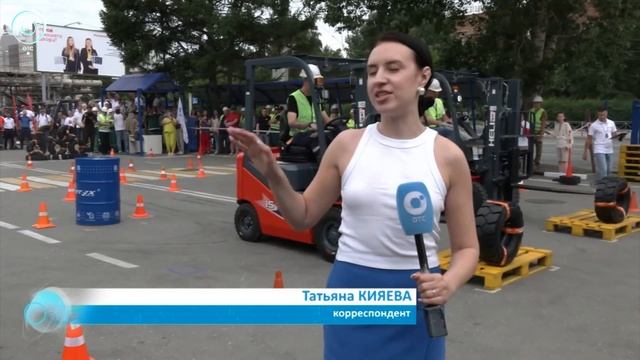 Конкурс операторов вилочных погрузчиков "Живая сталь 9" - 20 июня 2025 года (сюжет ОТС)
