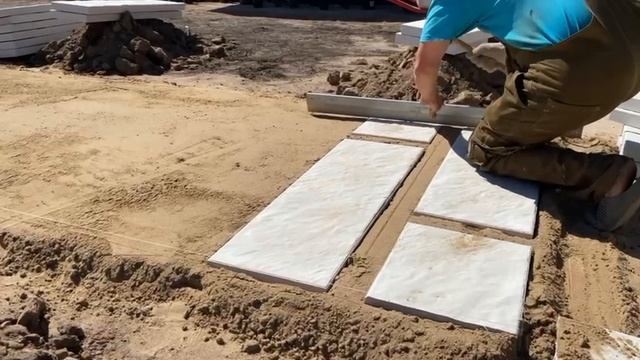 Монтаж Шаговых Плит Stone