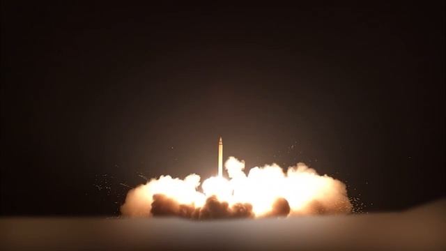Ракетные пуски по американской военной базе Аль-Удейд в Катаре.
