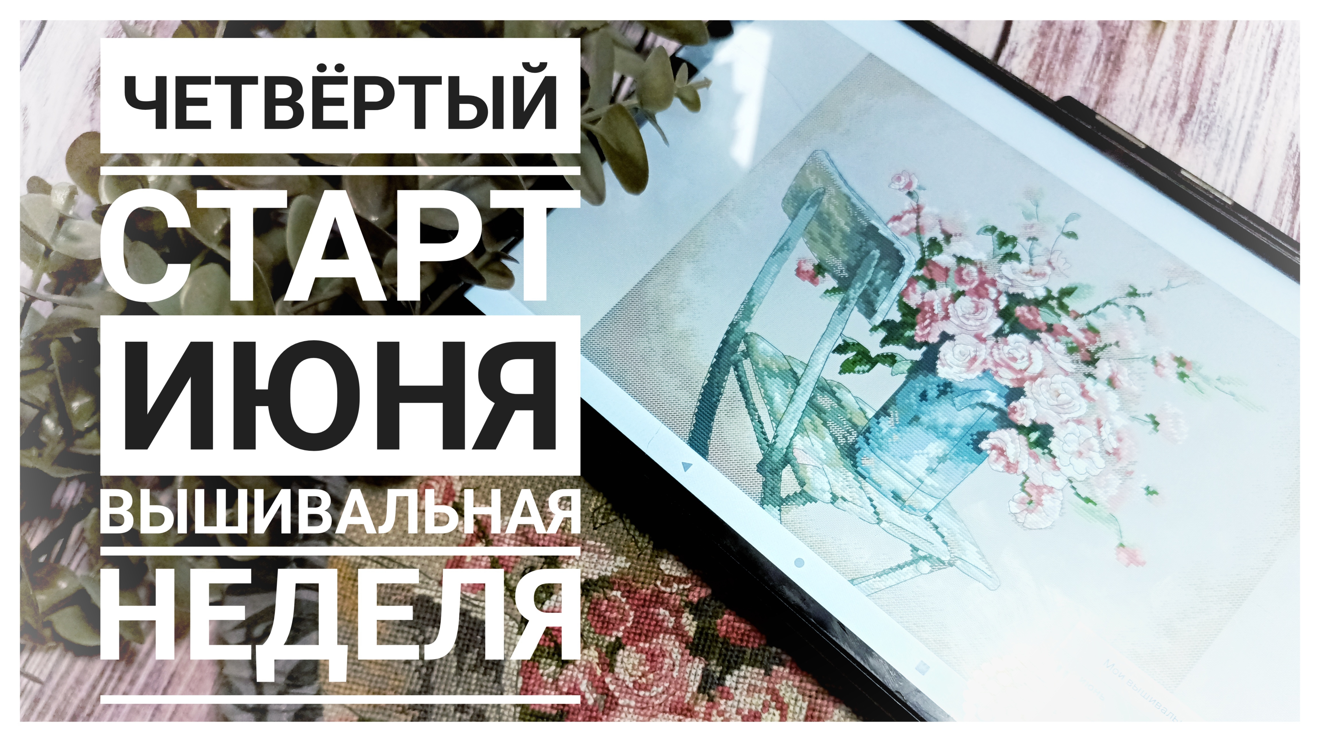 Продвижения за неделю | Четвёртый старт июня | Вышивка крестом