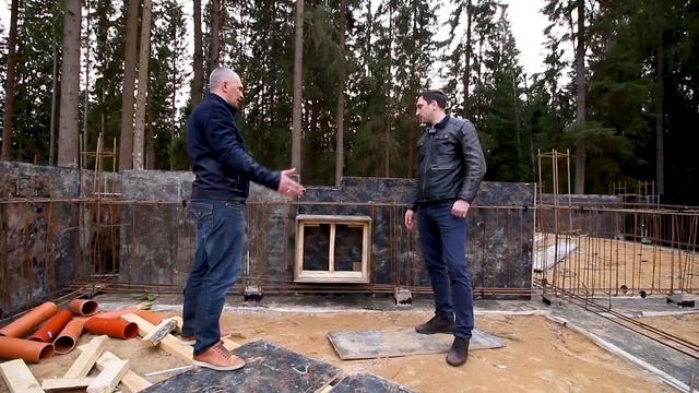 Фундамент для дома. Строим комбинированный дом шале.