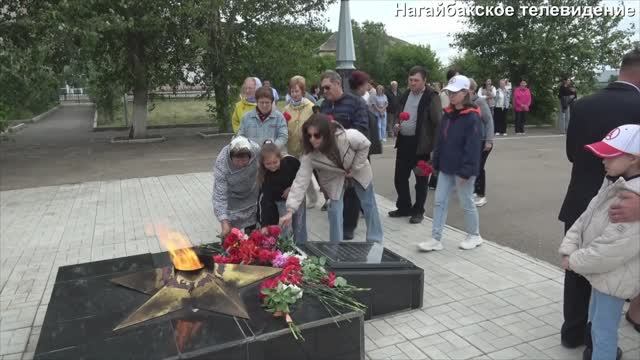 Митинг, посвящённый Дню памяти и скорби, состоялся 22 июня в селе Фершампенуаз.