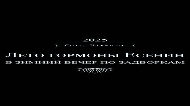 В зимний вечер по задворкам