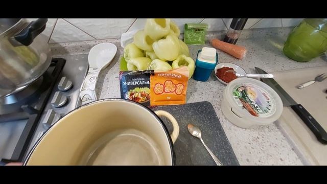 Фаршированные мясные перцы