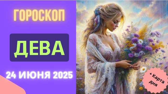 ♍ ГОРМОСКОП НА СЕГОДНЯ 24 ИЮНЯ ДЛЯ ДЕВ — ВРЕМЯ ПОРЯДКА И ПЛАНИРОВАНИЯ!