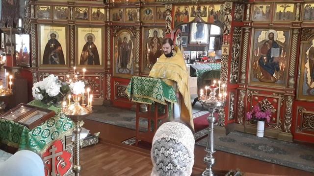 22 июня Неделя 2-я по Пятидесятнице, Всех святых, в земле Русской просиявших , проповедь иерея Витал