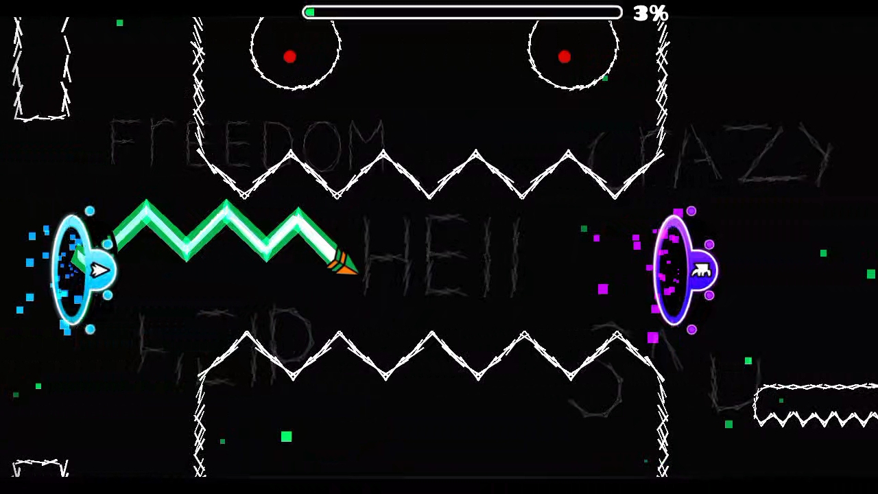 Crazy time | Geometry dash.