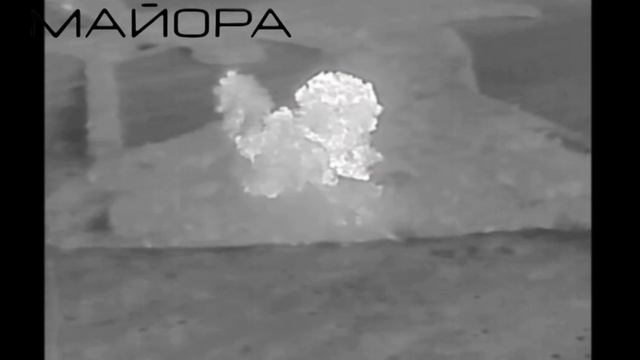 Удар ФАБ-3000 с УМПК по позициям ВСУ западнее н.п Кондратовка, Сумская область.