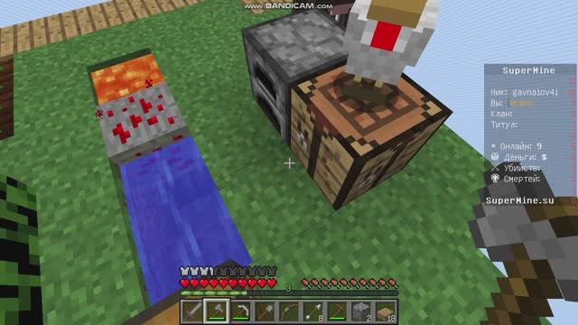 выживаю на скайблоке в майнкрафте #2 ( дом милый дом! )