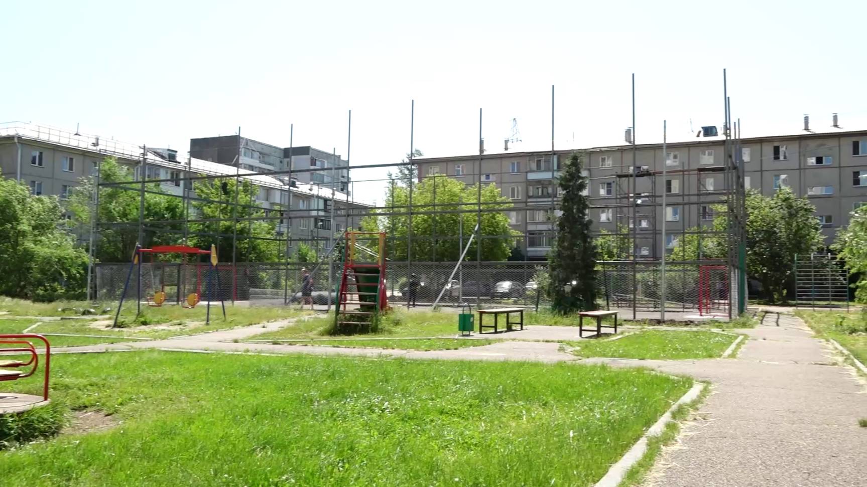 НОВЫЕ СПОРТИВНЫЕ ПЛОЩАДКИ ВО ДВОРАХ КРАСНОЯРСКА