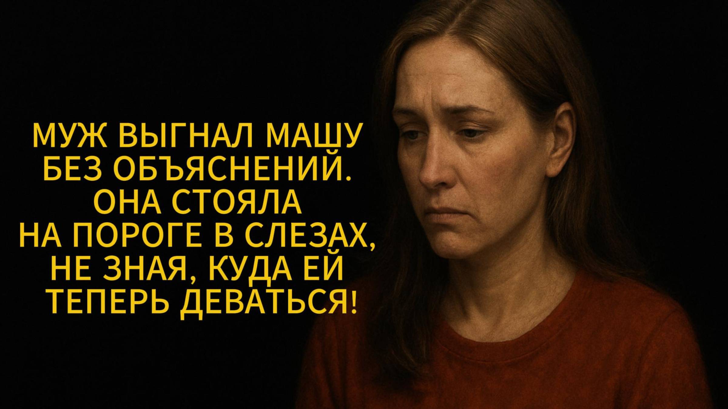 ИСТОРИИ ИЗ ЖИЗНИ: МУЖ ВЫГНАЛ МАШУ БЕЗ ОБЪЯСНЕНИЙ. ОНА СТОЯЛА НА ПОРОГЕ В СЛЕЗАХ...