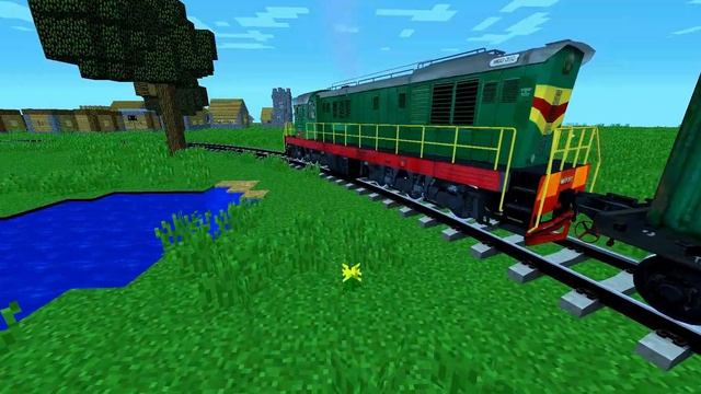 Майнкрафт.Minecraft.Прохождение.Выживание.Моды.Смотреть.Железная дорога-77