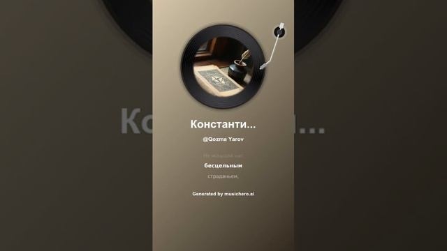Константин Бальмонт Молитва 2