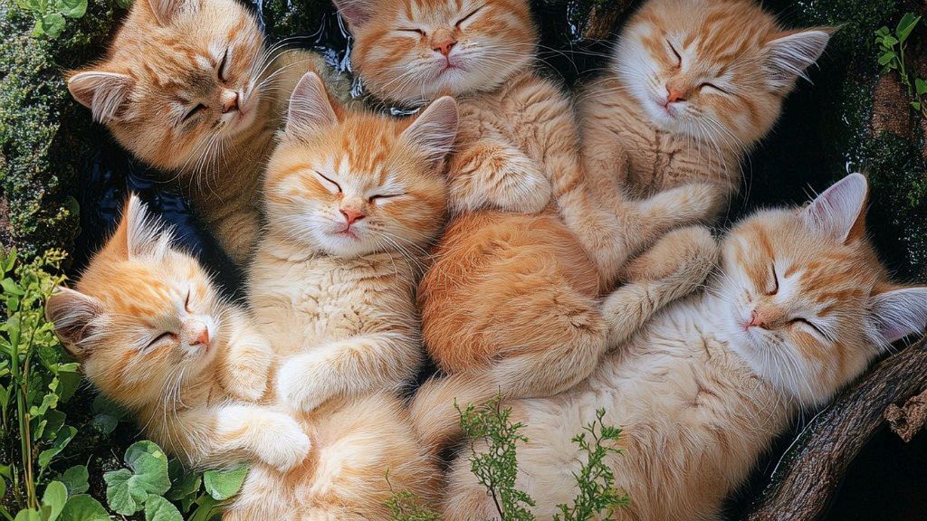 несколько котят