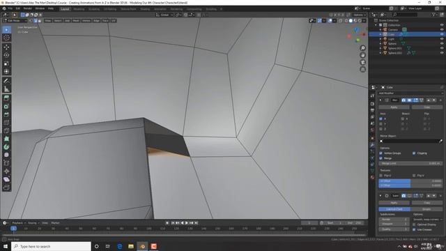 008 Modeling Our Characters Detail With Subsurface Part 8