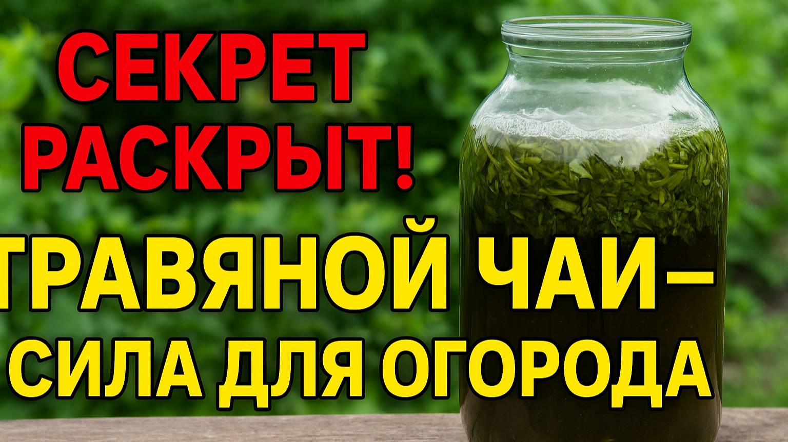 Секретное удобрение из травы — работает лучше покупных!
