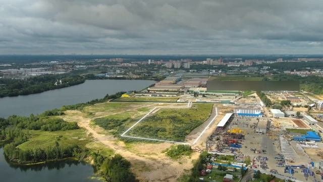 Аэросъёмка участка под складской комплекс | 3D-инфографика