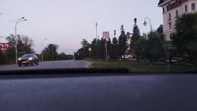 В городе