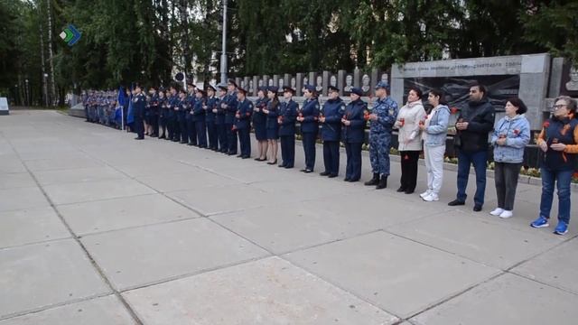 В День памяти и скорби  прошла акция «Свеча памяти"