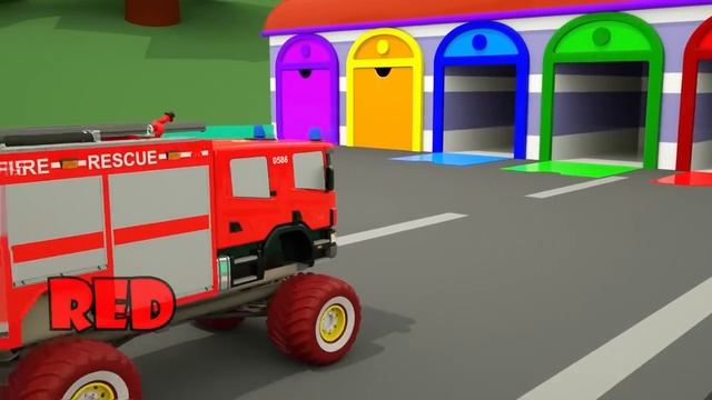 Колесо на машине скорой помощи🚑 Мультяшные тачки , Акулёнок поёт детски , Песня про пасхальное яйцо
