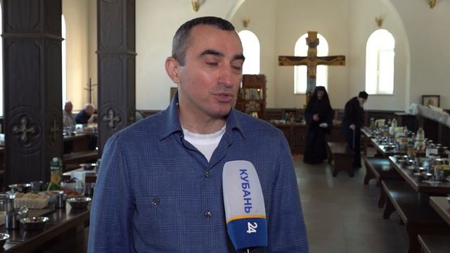 В Свято-Михайловском монастыре открыли трапезный храм во имя всех святых Афонских