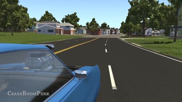Краш тест BeamNG крутые тачки 37