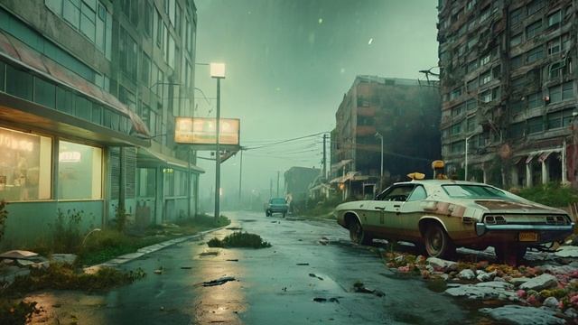 Neon Ruin - Dystopian Atmospheric Dark Ambient - Post Apocalyptic Ambient Journey