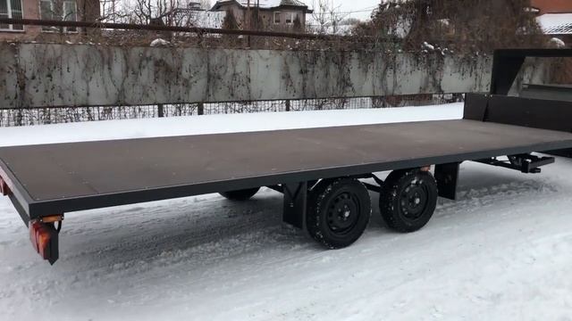 Полуприцеп американского типа (GOOSENECK) с тягочем на базе автомобиля ВИС- 2346