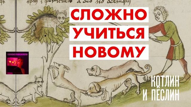 Kotlin и Пёслин: Растворяй и сгущай, или Почему нам так сложно учиться новому | Голос писателя