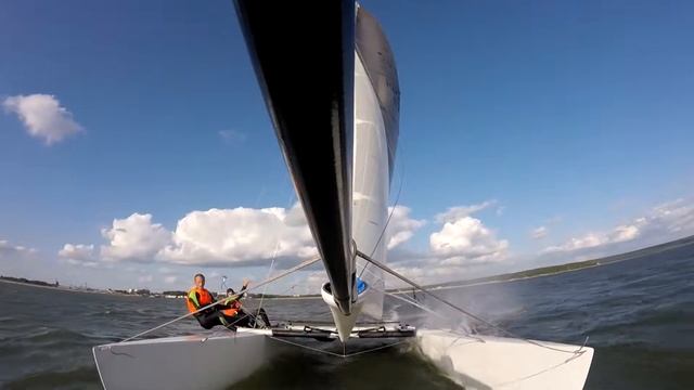 25kts wind sailing. TORNADO catamaran. Siberian sailing. ТОРНАДО катамаран Tornado Masters.
