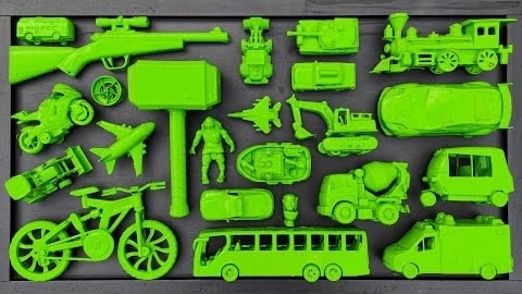 Чистка игрушечных гоночных автомобилей, Поездов, автобусов Telolet, грузовиков Molen, Стальных цисте