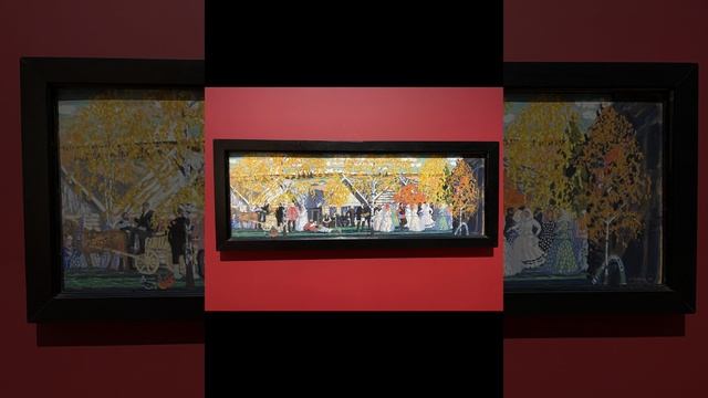 Б.Кустодиев. Выставка картин в Третьяковской галерее.