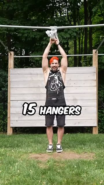 How many hangers does it take to flip! #parkour