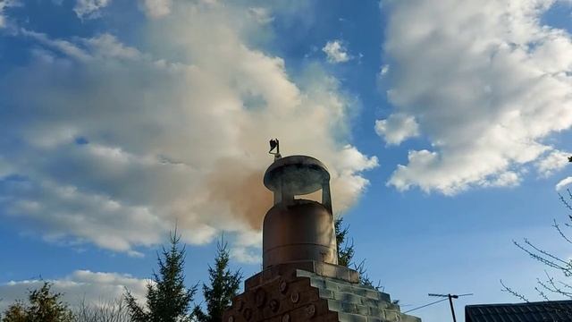 №21    Клубится дым из уличного камина (серия за городом). №21 (2)