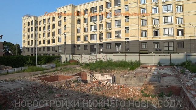 Состояние ОКН "Дом купца Котельникова" через год после сноса // ул. Ильинская, д. 64 // Июнь 2025
