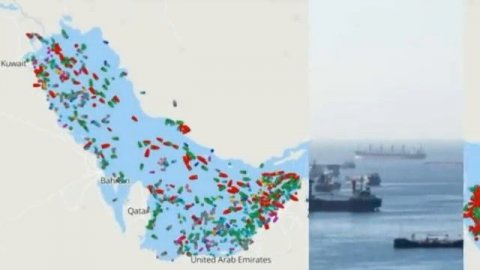 Перекрытие Ираном Ормузского пролива создало огромную пробку из танкеров