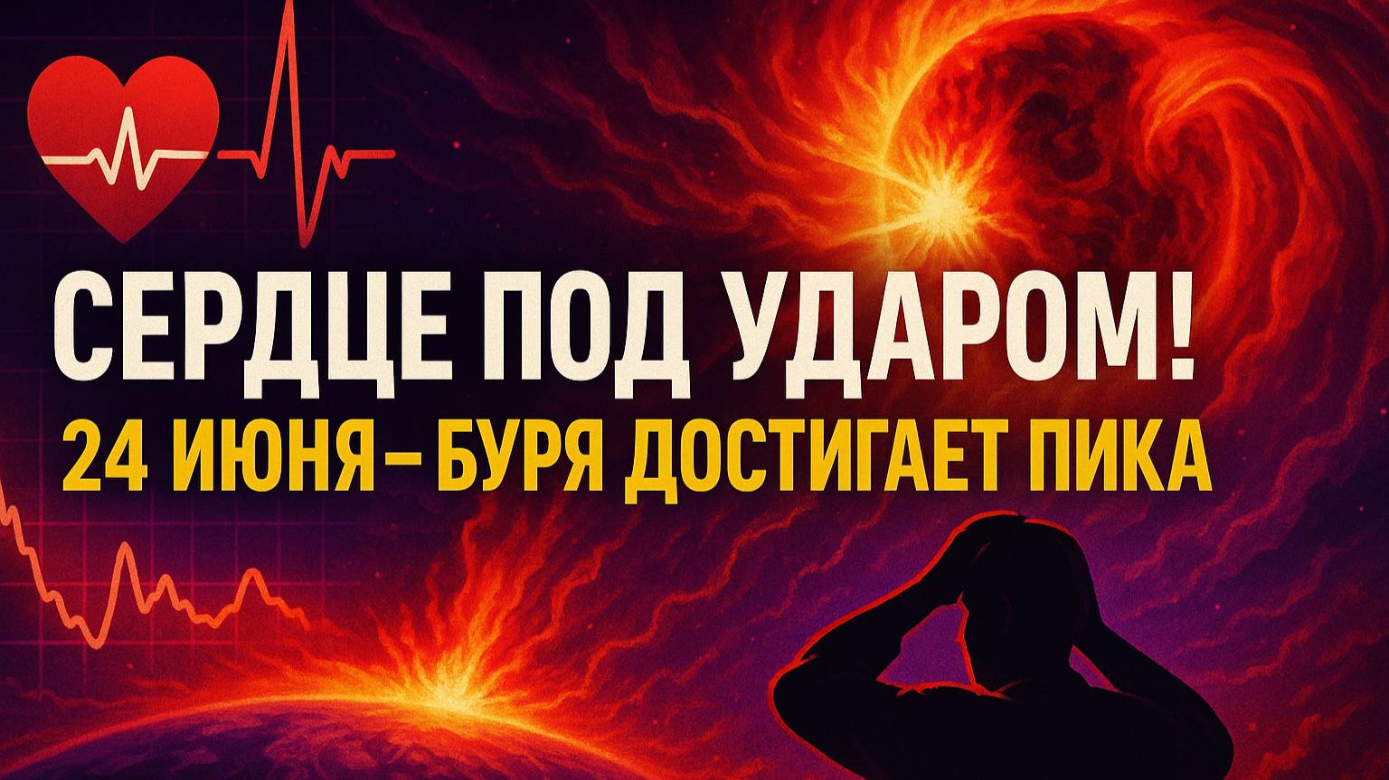 ⚠️ СЕРДЦА ПОД АТАКОЙ! 24 ИЮНЯ — ПИК МАГНИТНОЙ БУРИ