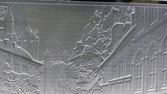 Панно Город из акрила. Проба модели для ночника из акрила.