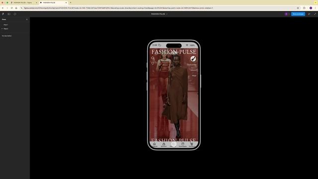 Мобильное приложение Fashion pulse