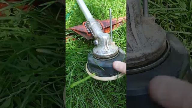 STIHL FS 120:выбор лески для тримера, намотать леску на катушку тримера