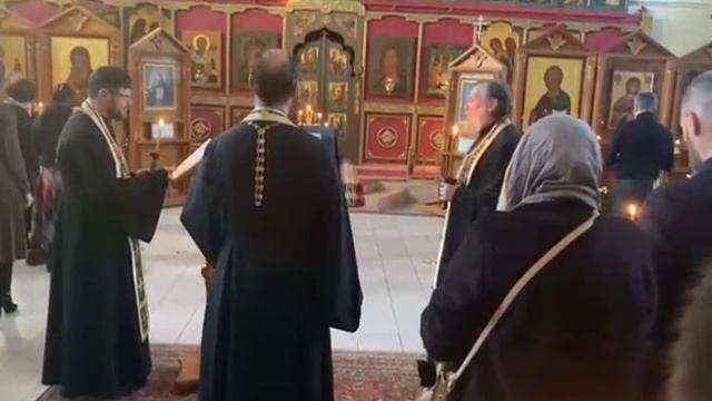 На первой седмице великого поста. Канон преподобного Андрея Критского.