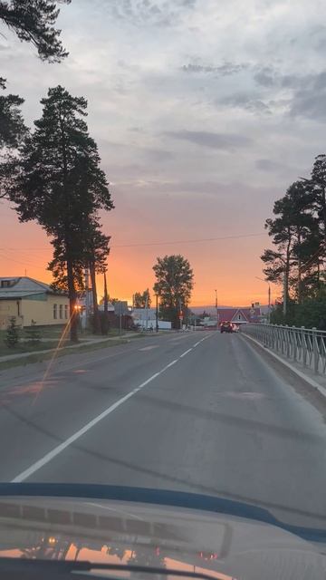 Закат Иркутска