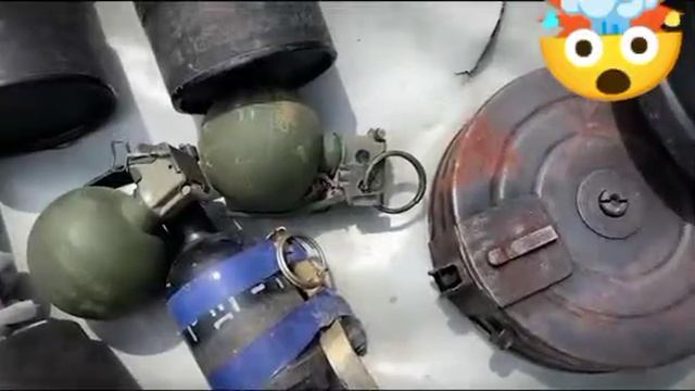 ‼️🇷🇺 ФСБ обнаружила заминированный схрон с оружием под Селидово